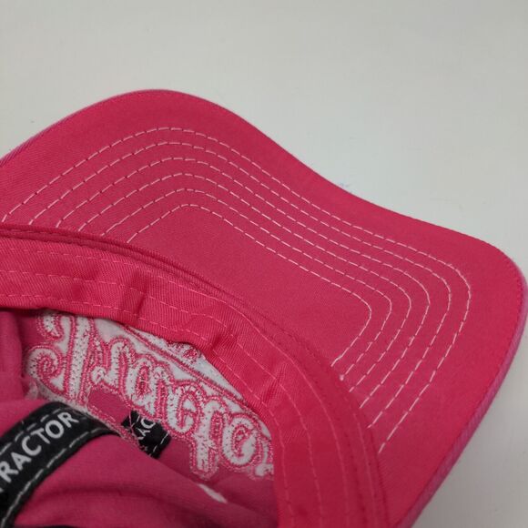 Tractor Supply Women's Slideback Hat Pink OSFM Embroidered Logo - Picture 10 of 11